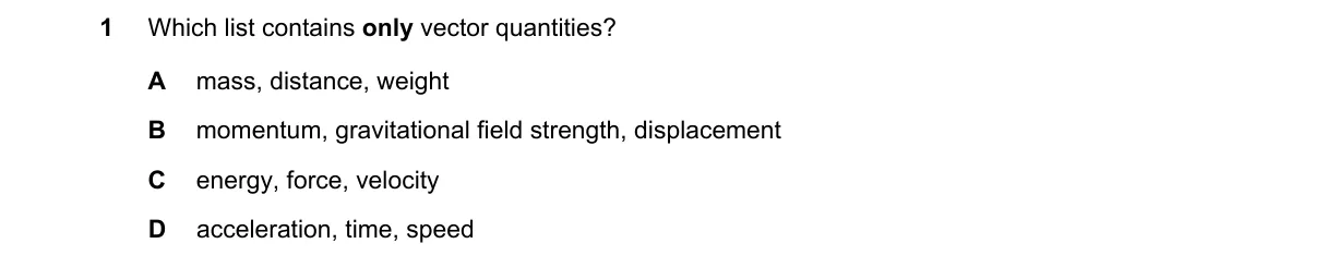 Question 1 from 5054/12/M/J/25