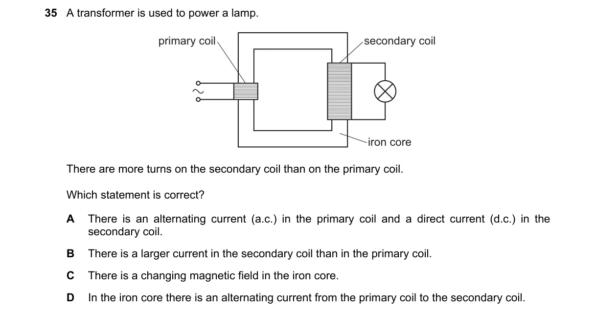 Question 35 from 5054/12/M/J/25