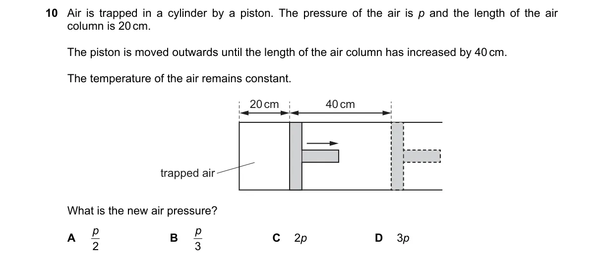 Question 10 from 5054/11/O/N/18
