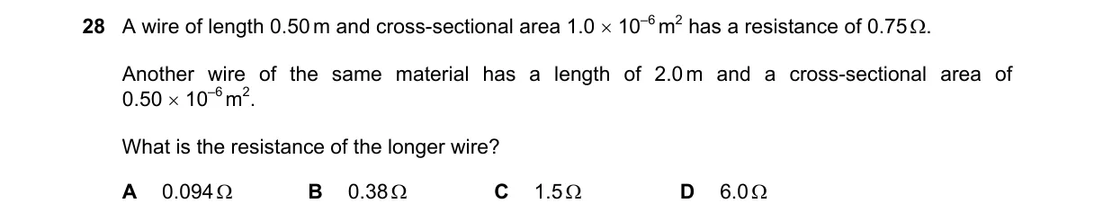 Question 28 from 5054/11/O/N/18