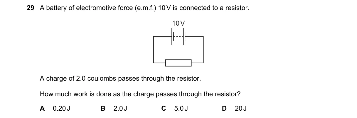 Question 29 from 5054/11/O/N/18