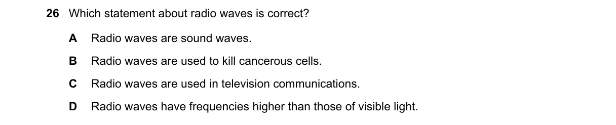 Question 26 from 5054/12/O/N/18