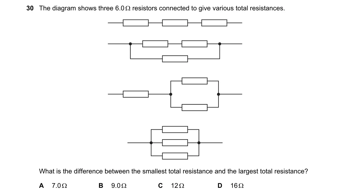 Question 30 from 5054/12/O/N/18