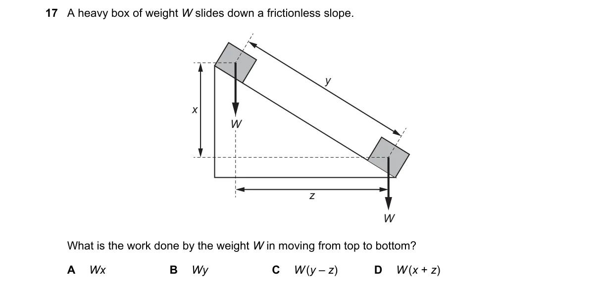 Question 17 from 5054/11/O/N/19