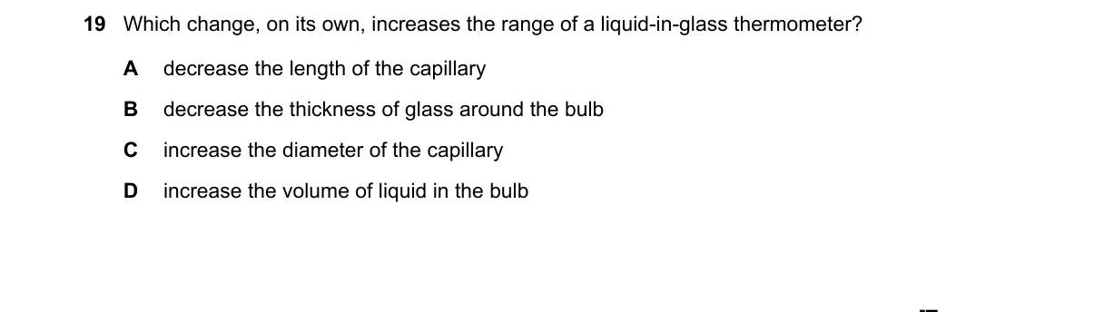 Question 19 from 5054/11/O/N/19