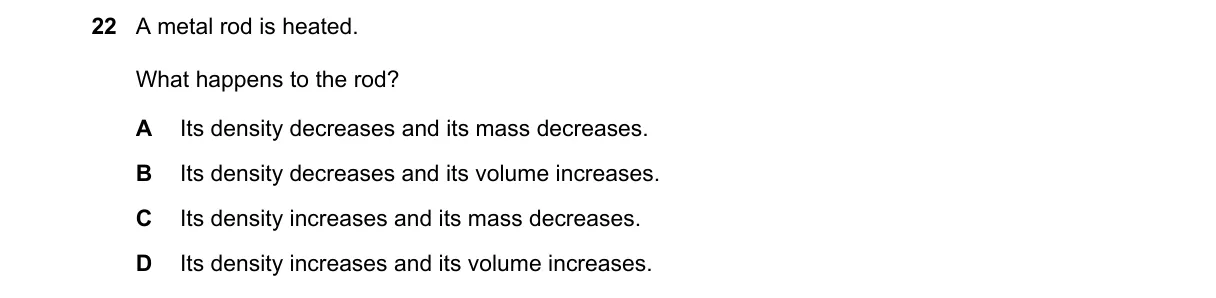 Question 22 from 5054/11/O/N/19