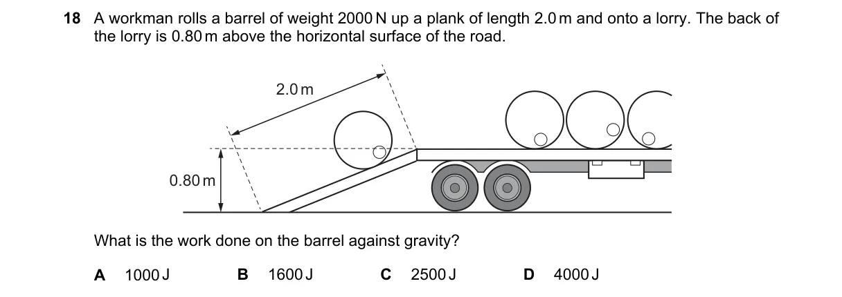 Question 18 from 5054/11/O/N/20