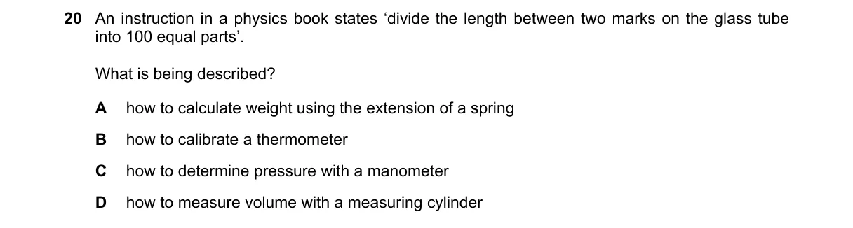 Question 20 from 5054/11/O/N/20