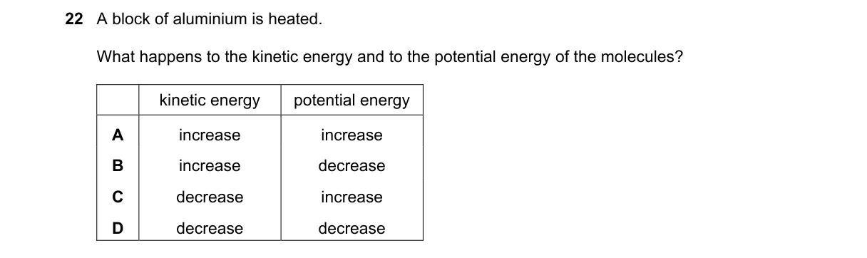 Question 22 from 5054/11/O/N/20
