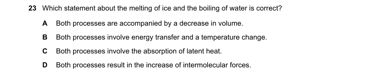 Question 23 from 5054/11/O/N/20