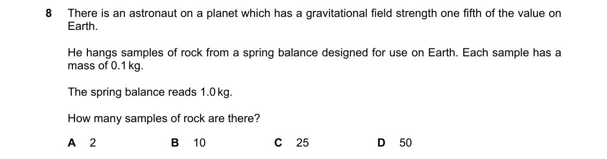 Question 8 from 5054/12/O/N/20