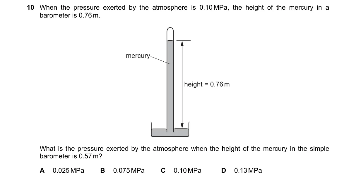 Question 10 from 5054/11/O/N/21