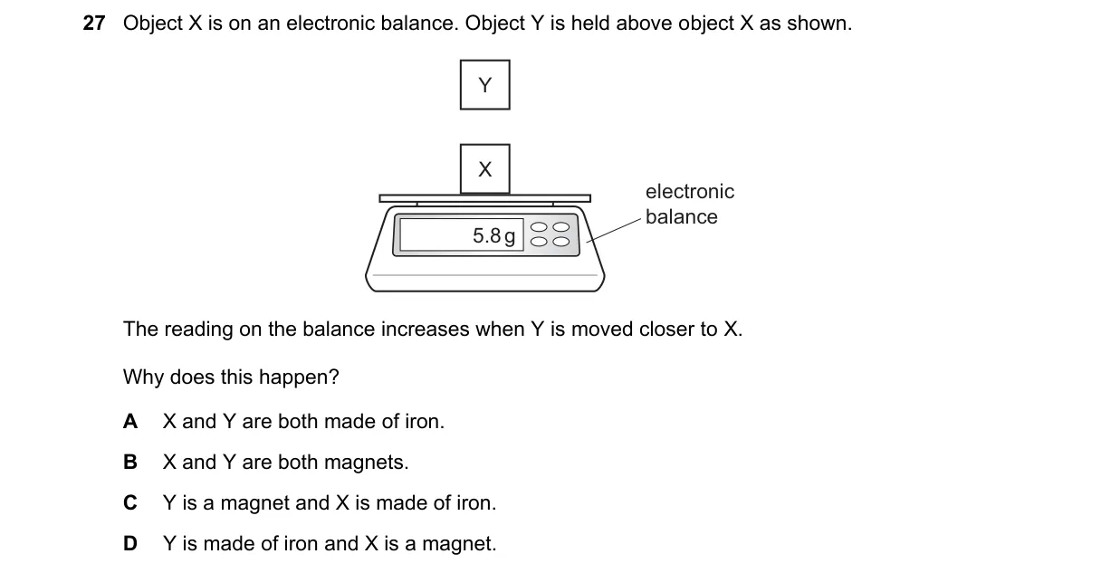 Question 27 from 5054/11/O/N/21