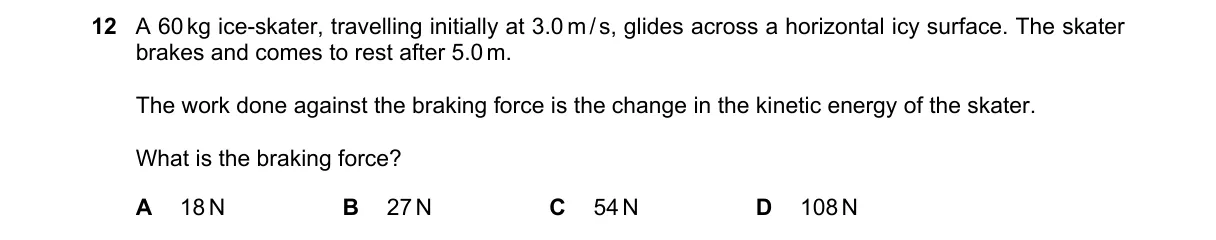 Question 12 from 5054/12/O/N/21
