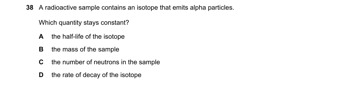 Question 38 from 5054/12/O/N/21