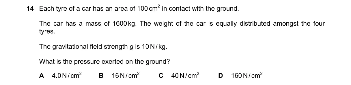 Question 14 from 5054/12/O/N/22