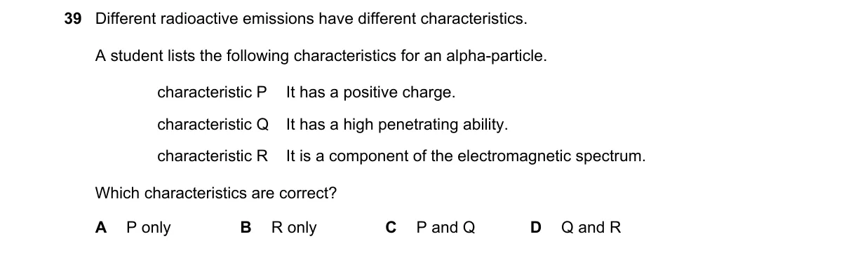 Question 39 from 5054/12/O/N/22