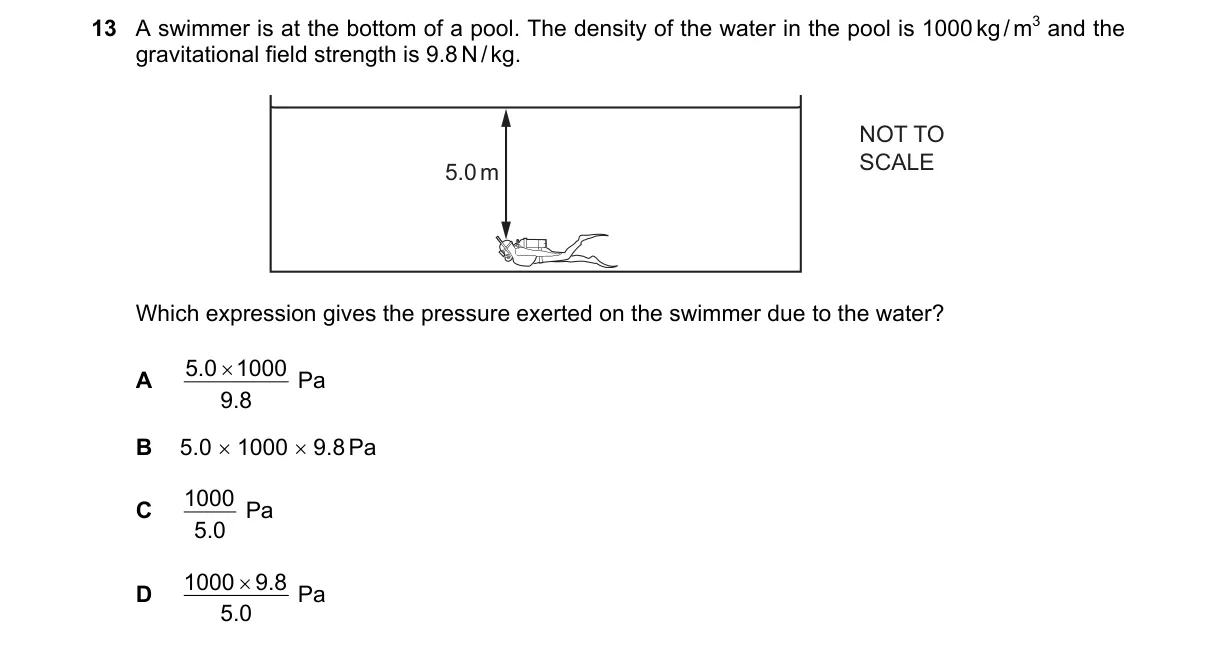 Question 13 from 5054/11/O/N/23