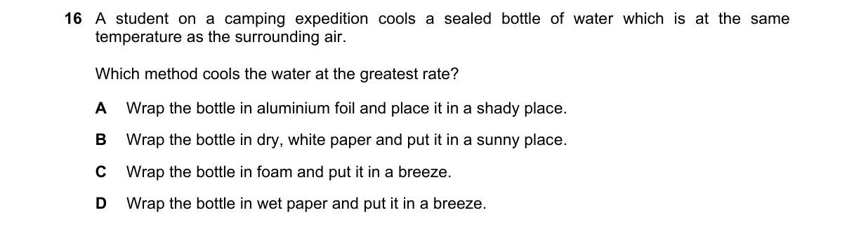 Question 16 from 5054/11/O/N/23