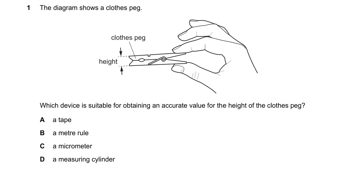 Question 1 from 5054/12/O/N/24