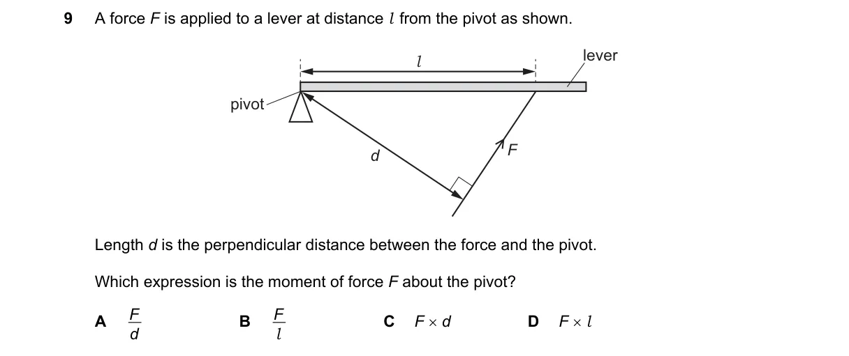 Question 9 from 5054/12/O/N/24