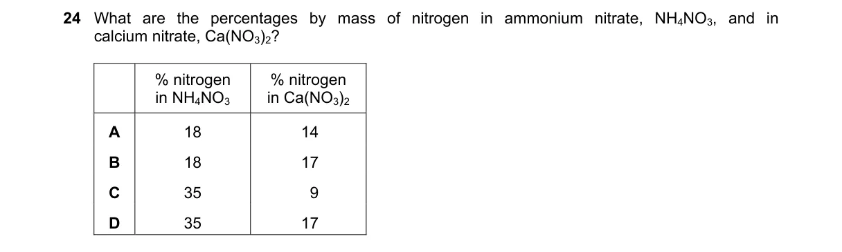 Question 24 from 5070/11/M/J/18
