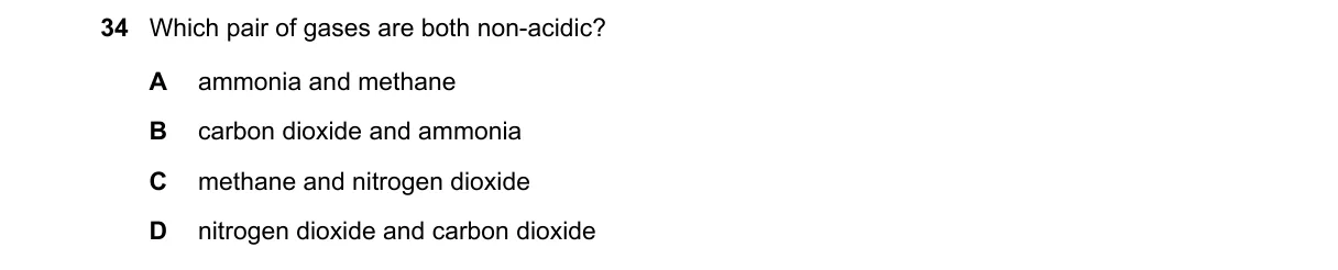 Question 34 from 5070/11/M/J/18