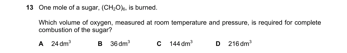 Question 13 from 5070/11/M/J/19