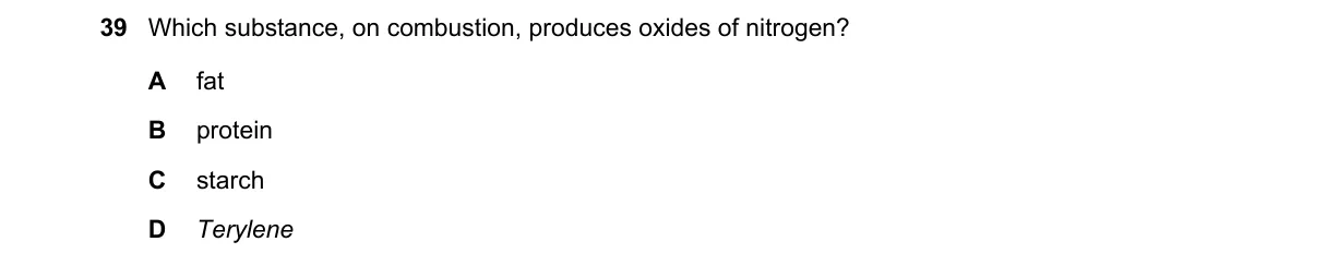 Question 39 from 5070/11/M/J/19