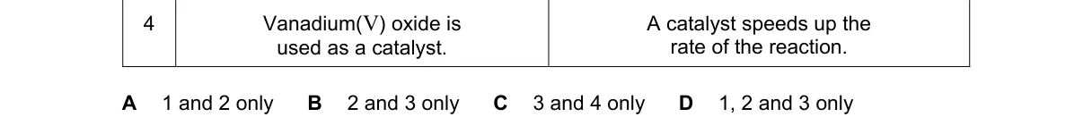 Question 4 from 5070/12/M/J/19
