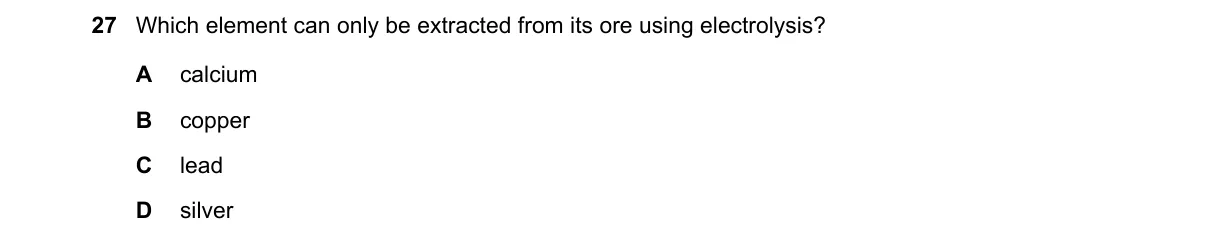 Question 27 from 5070/11/M/J/20