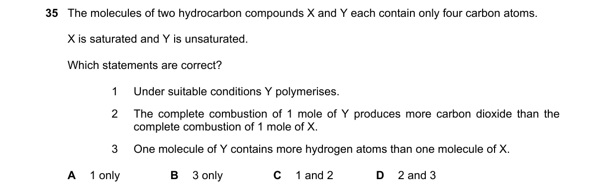 Question 35 from 5070/11/M/J/20
