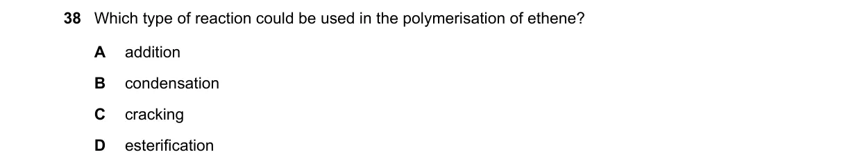 Question 38 from 5070/11/M/J/20