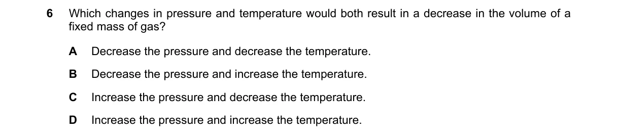Question 6 from 5070/11/M/J/20