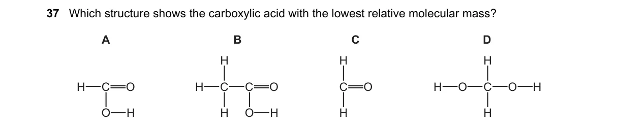 Question 37 from 5070/12/M/J/20
