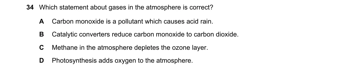 Question 34 from 5070/11/M/J/21