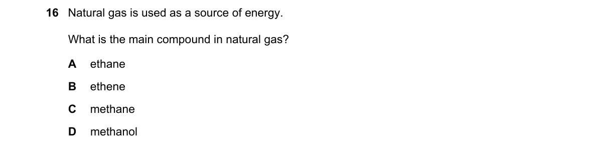 Question 16 from 5070/12/M/J/21