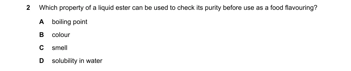 Question 2 from 5070/12/M/J/21