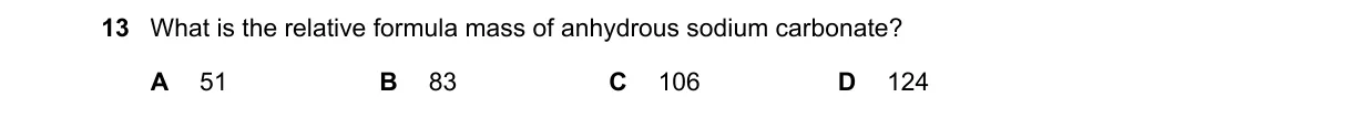Question 13 from 5070/12/M/J/22