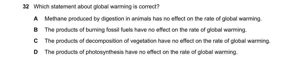 Question 32 from 5070/11/M/J/23