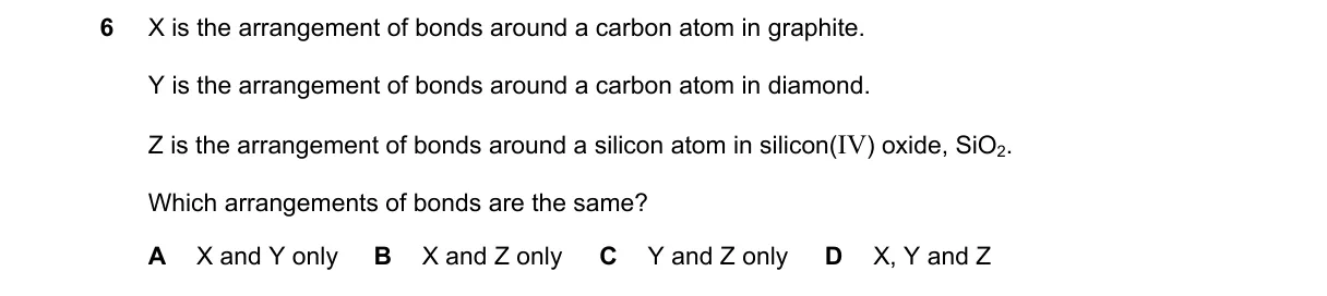 Question 6 from 5070/12/M/J/23