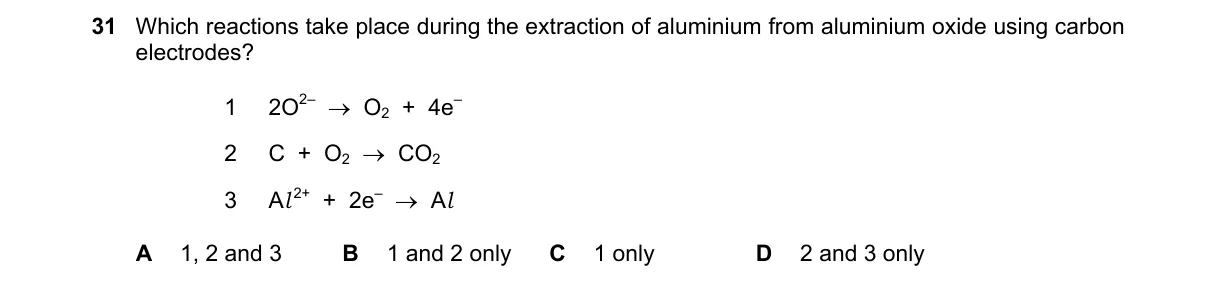 Question 31 from 5070/11/M/J/24