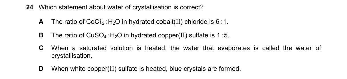 Question 24 from 5070/12/M/J/24