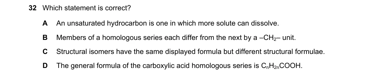 Question 32 from 5070/12/M/J/24