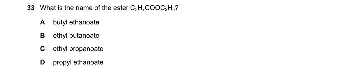 Question 33 from 5070/12/M/J/24