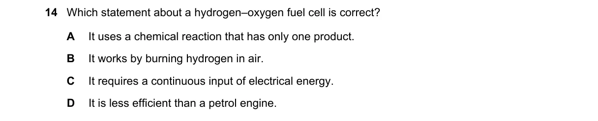 Question 14 from 5070/12/M/J/25
