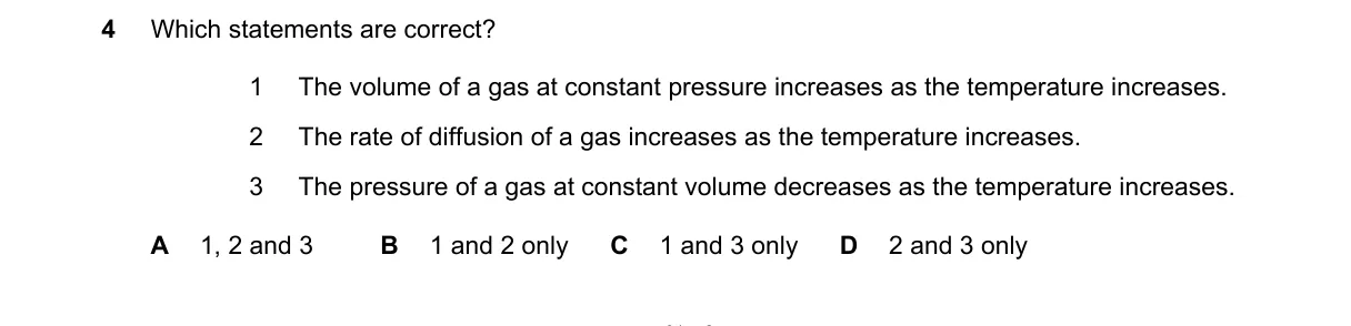 Question 4 from 5070/11/O/N/18