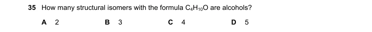 Question 35 from 5070/11/O/N/19