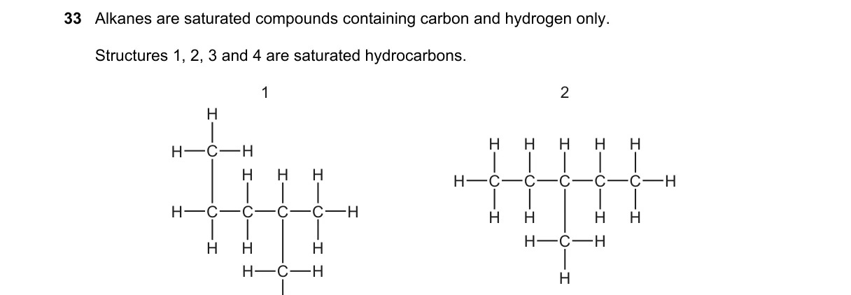 Question 33 from 5070/12/O/N/19