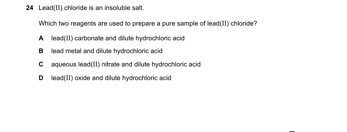 Question 24 from 5070/11/O/N/20